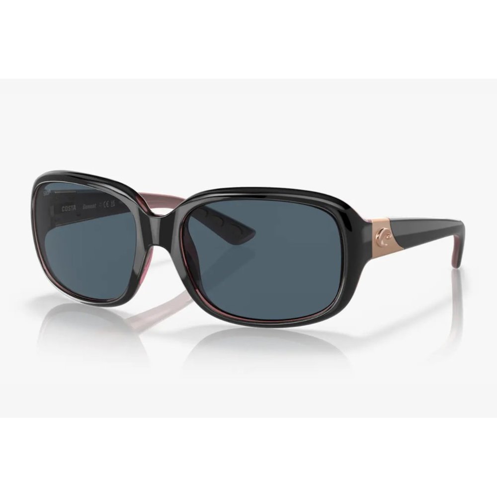 Costa Shiny Black Hibiscus Sunglasses (Brand New!)